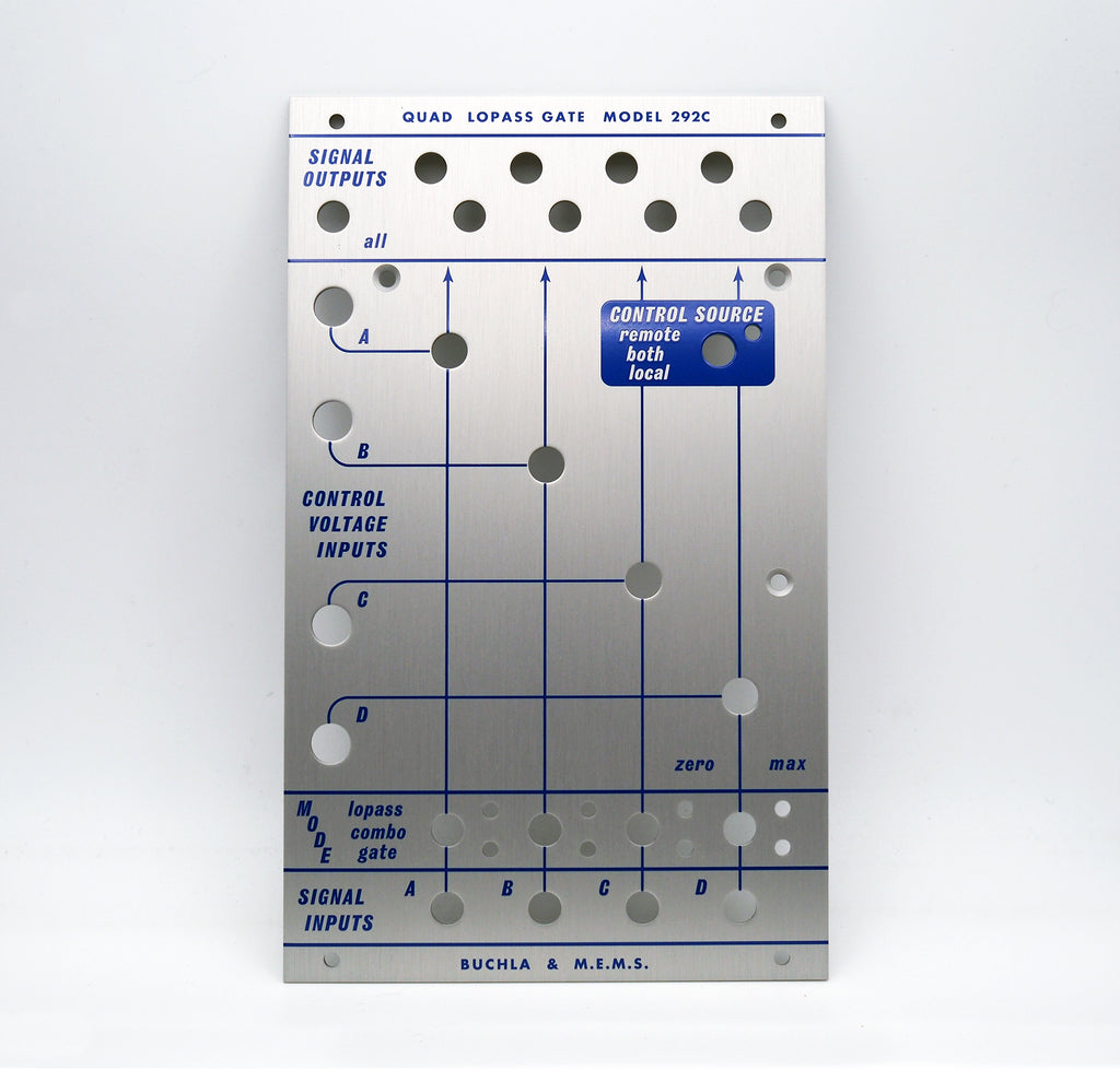Buchla & M.E.M.S. Quad Lopass Gate Model 292C