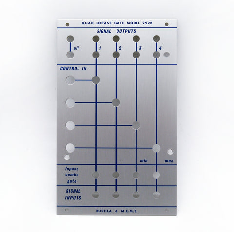 Buchla & M.E.M.S. Quad Lopass Gate Model 292B