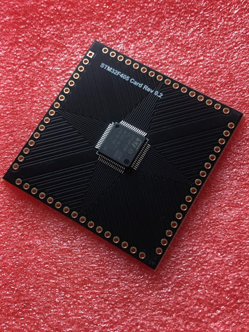 Microcontroller Card in black