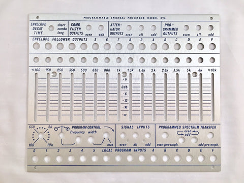 296 front panel (for DIY kit)