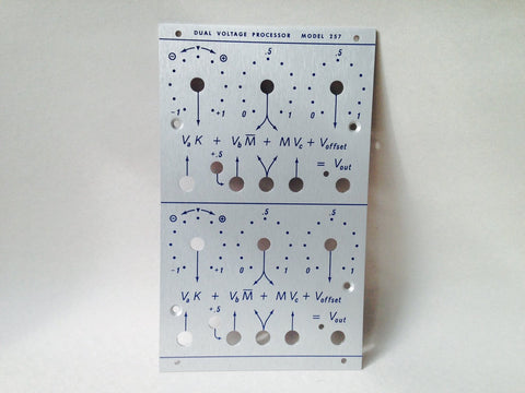 257 front panel (for DIY kit)