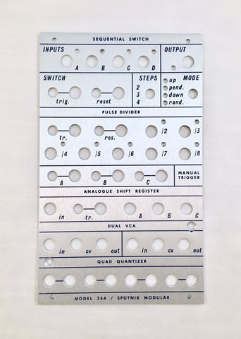 244 front panel (for DIY kit)