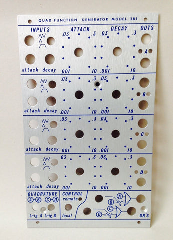 281 front panel (for DIY kit)